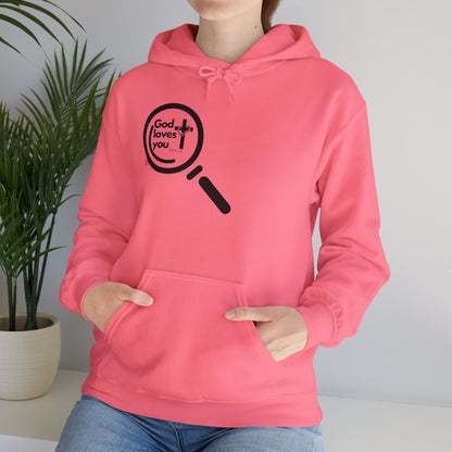 "God Loves You – Christian Hoodie with John 3:16"