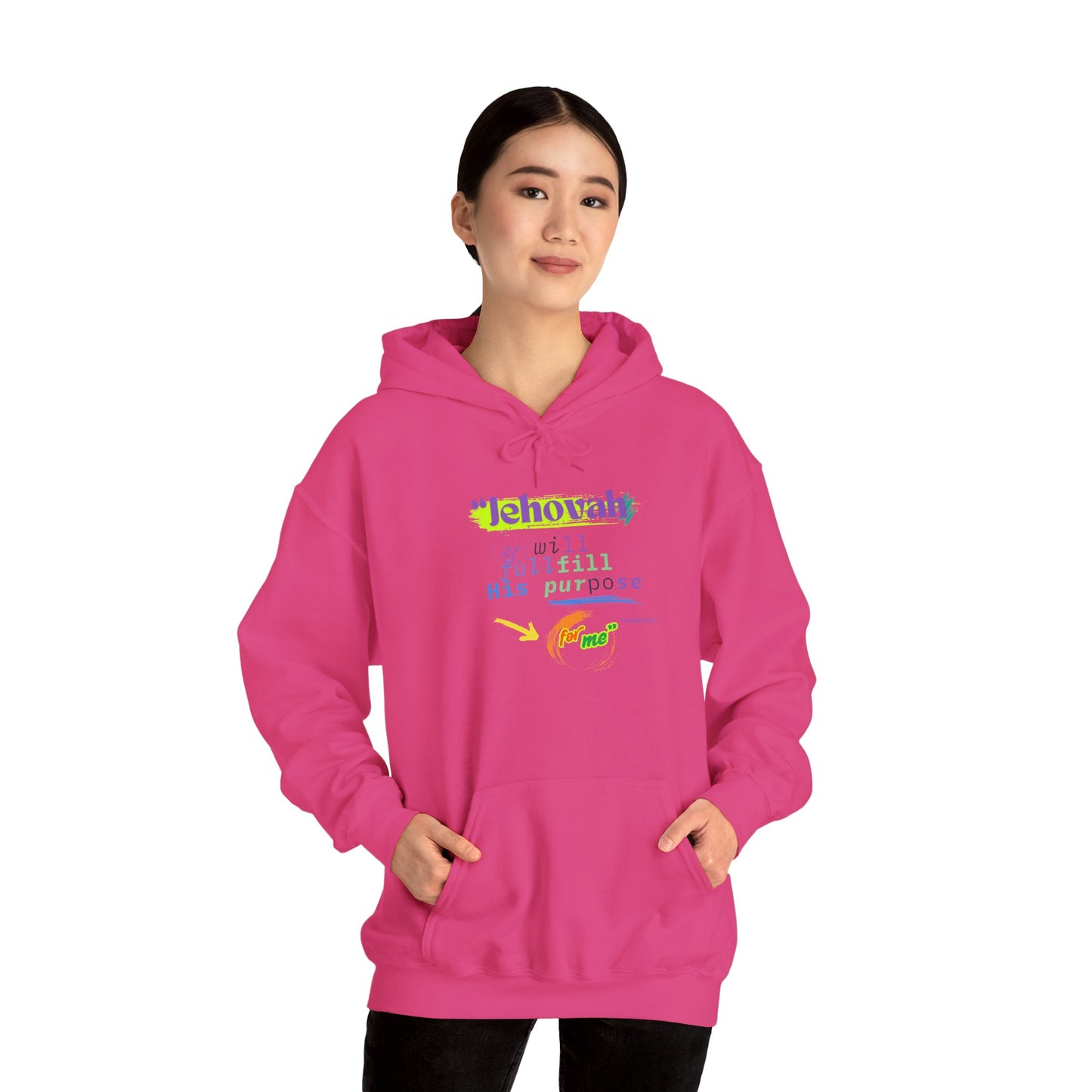 “He Will Fulfill His Purpose” – Oversized Hoodie | Faith & Confidence – ElishebaDesign