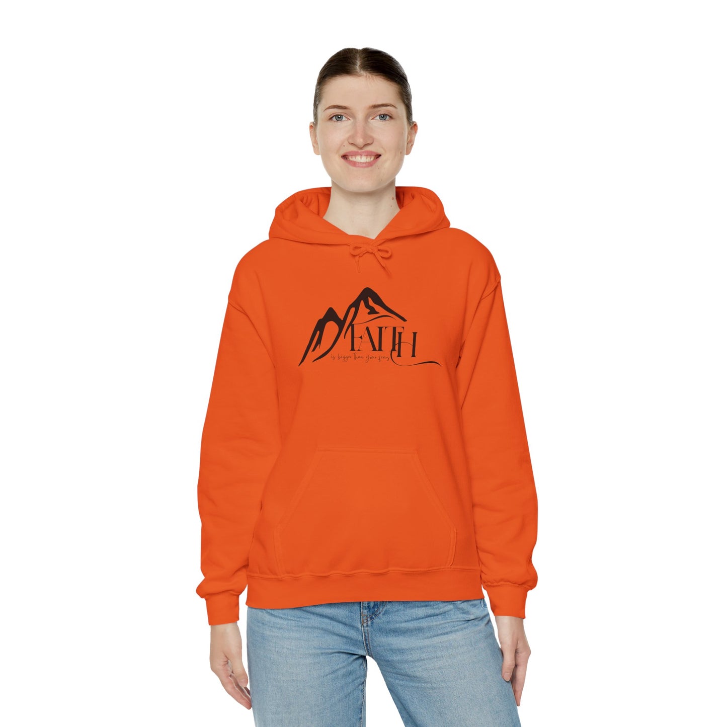 “Faith Over Fear” – Oversized Hoodie | Bold & Biblical – ElishebaDesign