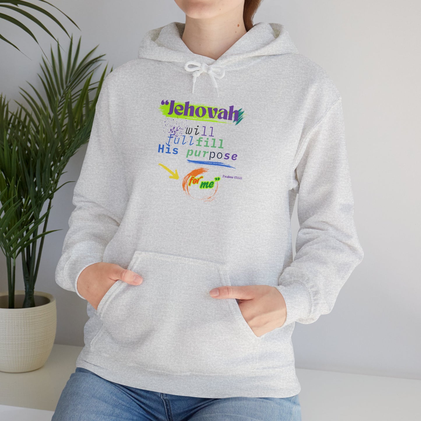 “He Will Fulfill His Purpose” – Oversized Hoodie | Faith & Confidence – ElishebaDesign
