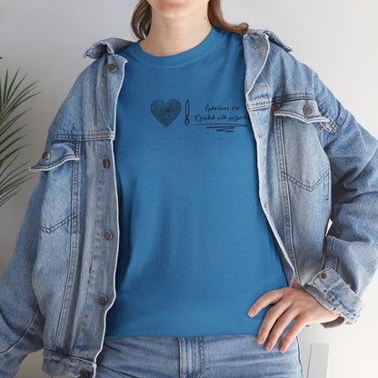  christian t shirt- created with purpose
