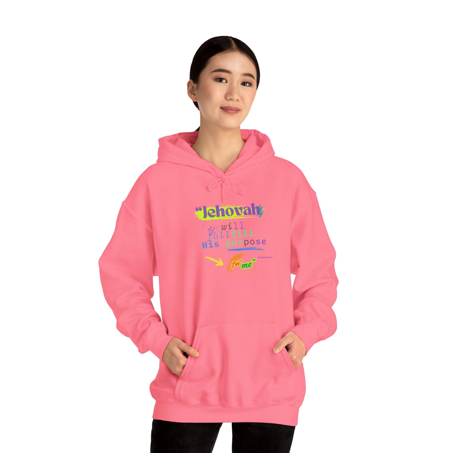 “He Will Fulfill His Purpose” – Oversized Hoodie | Faith & Confidence. Elishebadesign