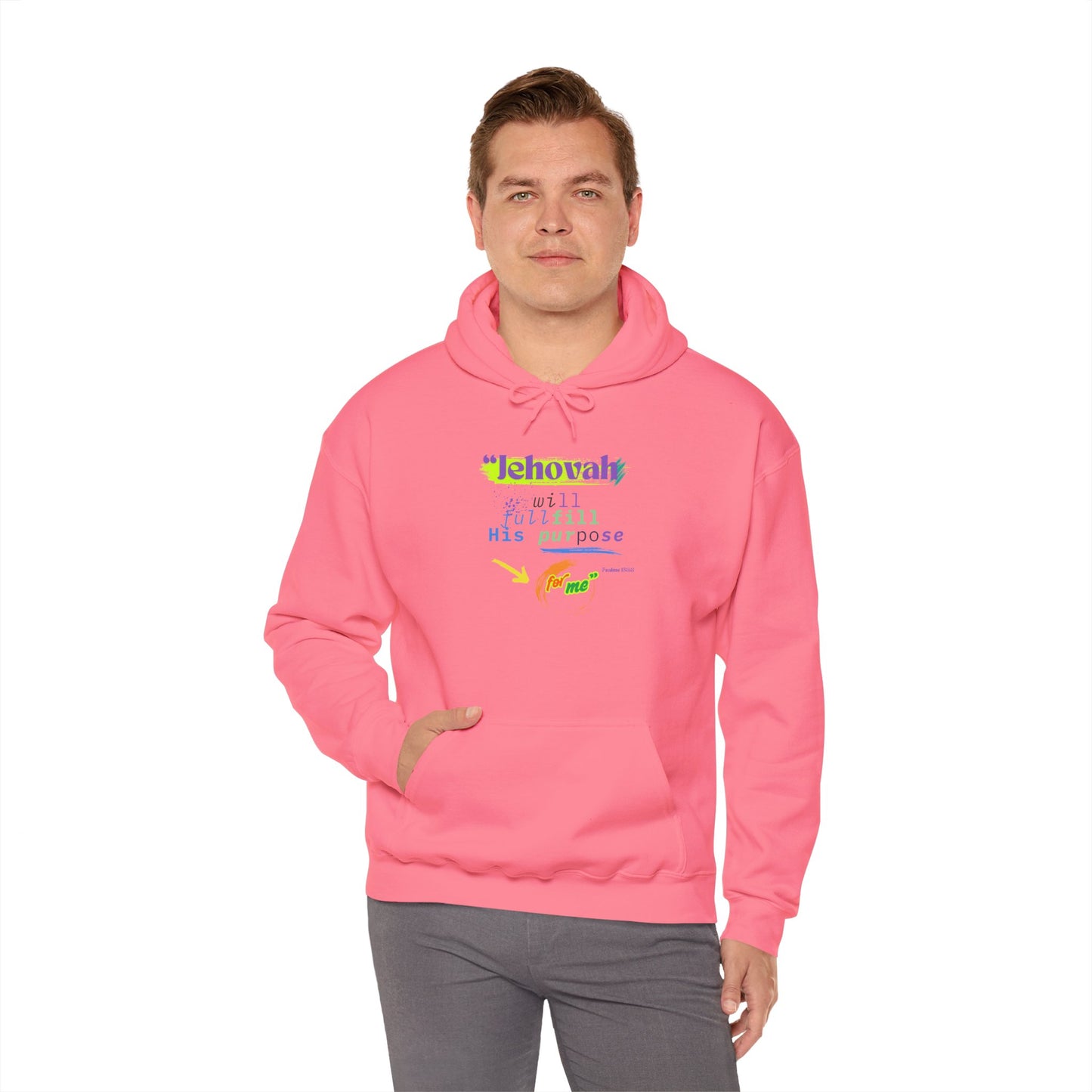 “He Will Fulfill His Purpose” – Oversized Hoodie | Faith & Confidence – ElishebaDesign