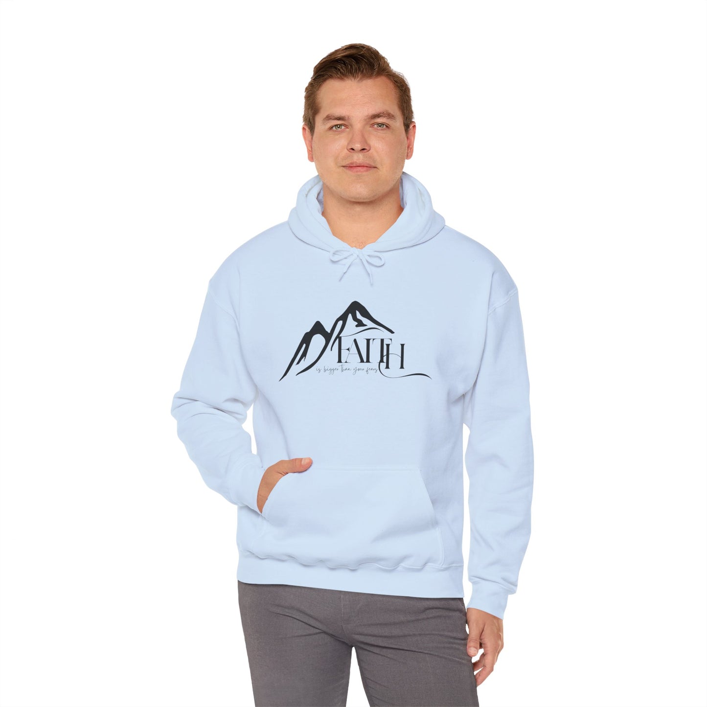 “Faith Over Fear” – Oversized Hoodie | Bold & Biblical – ElishebaDesign
