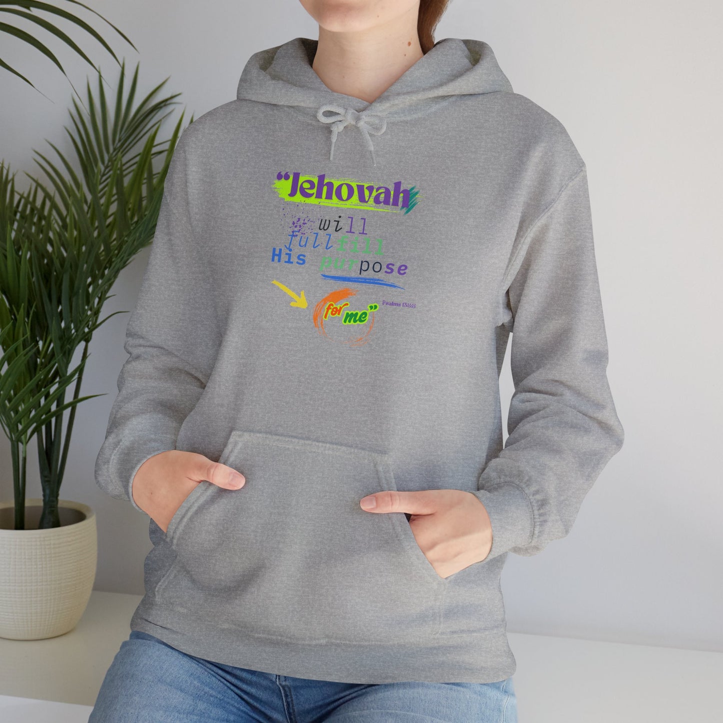 “He Will Fulfill His Purpose” – Oversized Hoodie | Faith & Confidence – ElishebaDesign