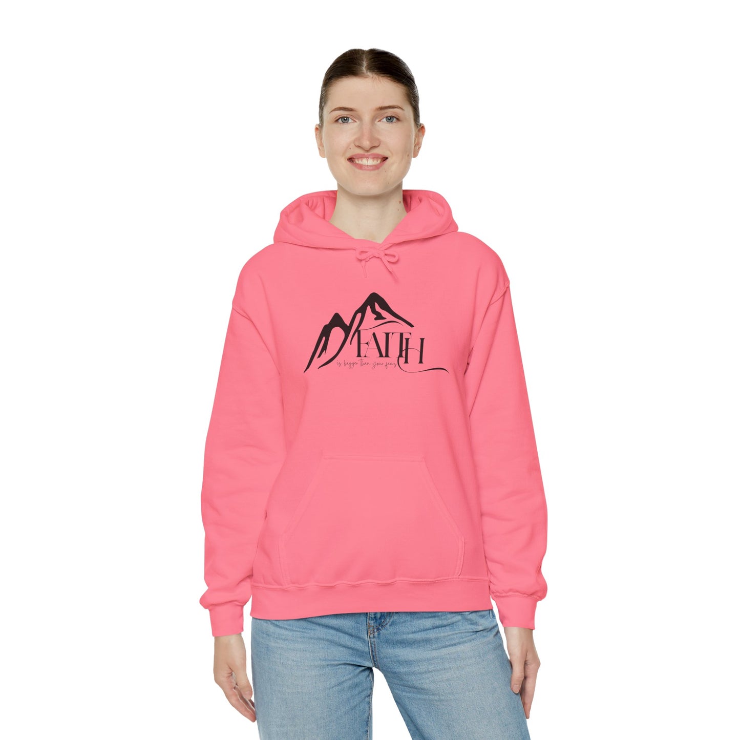 “Faith Over Fear” – Oversized Hoodie | Bold & Biblical – ElishebaDesign