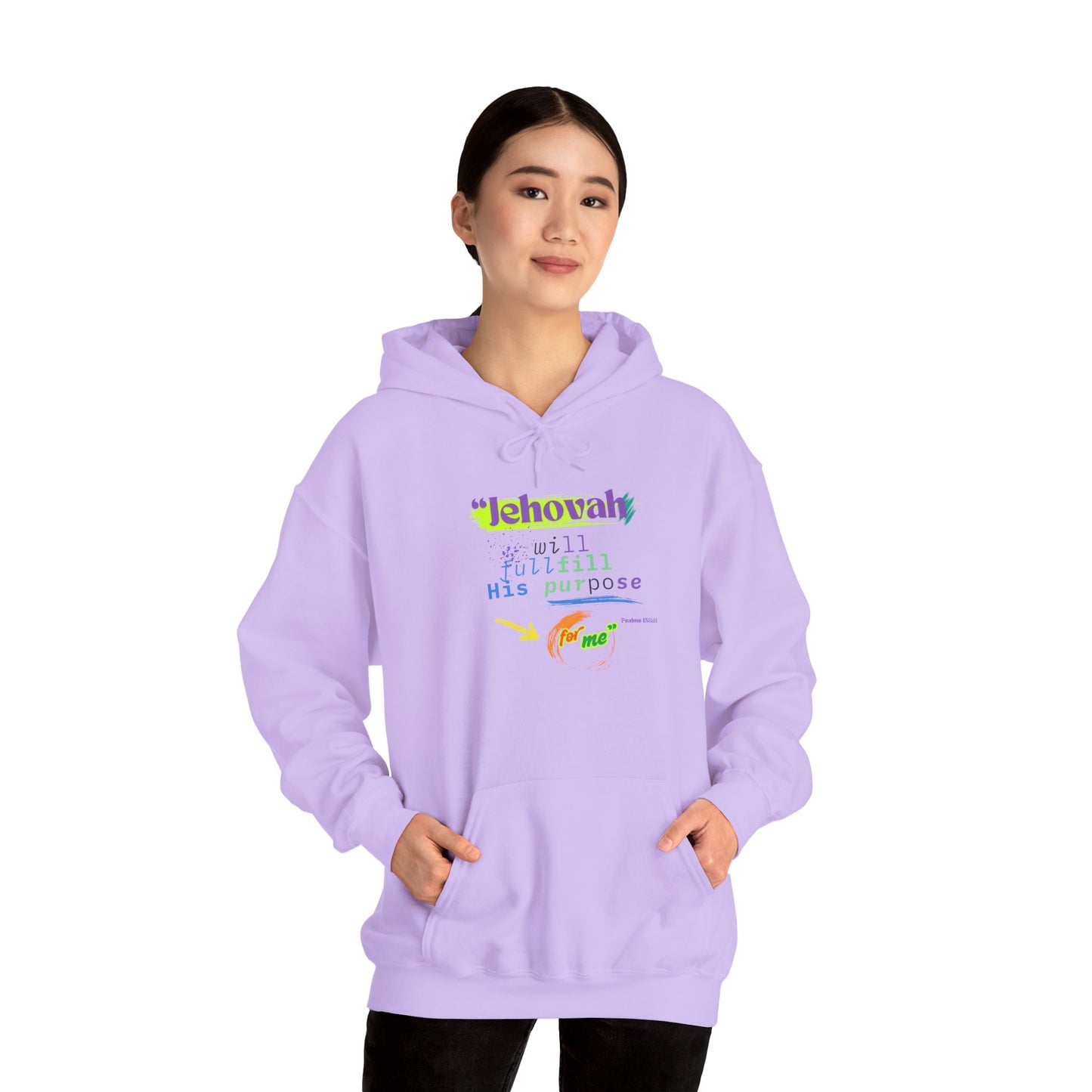 “He Will Fulfill His Purpose” – Oversized Hoodie | Faith & Confidence. Elishebadesign